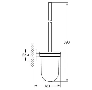 Туалетная щетка в комплекте Grohe Essentials (1024682430) №2