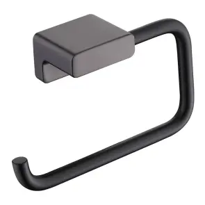 Тримач для туалетного паперу Koer AS-0107-07 колір графіт (KR6184) №1
