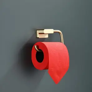 Тримач для туалетного паперу Koer AS-0107-12 колір матове золото (KR6183) №5
