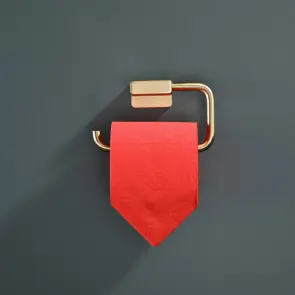 Тримач для туалетного паперу Koer AS-0107-12 колір матове золото (KR6183) №10