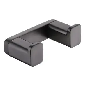 Гачок подвійний Koer AS-0101-2-07 колір графіт (KR6156) №1