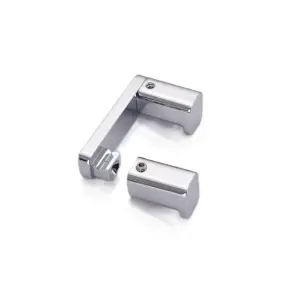 Гачок подвійний Koer AS-0101-2-01 колір хром глянець (KR6157) №2