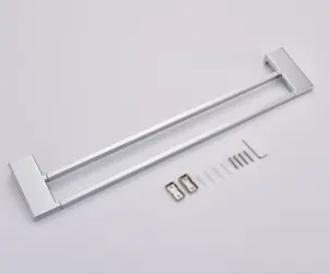 Полотенцедержатель двойной Koer AS-0109-2-01 648мм цвет хром глянец (KR6190) №19