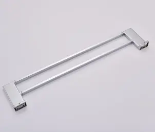 Полотенцедержатель двойной Koer AS-0109-2-01 648мм цвет хром глянец (KR6190) №21