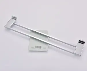 Полотенцедержатель двойной Koer AS-0109-2-01 648мм цвет хром глянец (KR6190) №22