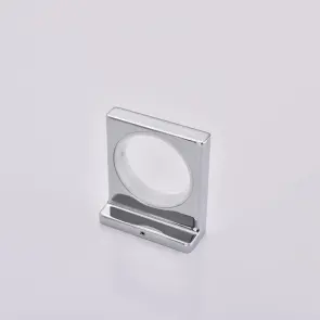 Стакан одинарний настінний Koer AS-0103-01 (скло) колір хром глянець (KR6165) №9
