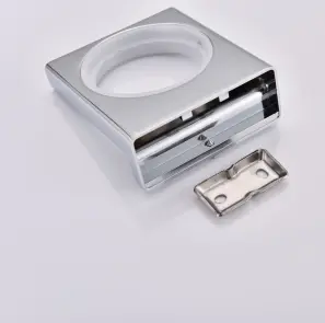 Стакан одинарний настінний Koer AS-0103-01 (скло) колір хром глянець (KR6165) №15