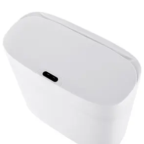 Відро для сміття сенсорне прямокутне Mixxus Wave-TC0414 White 14 л (колір білий) (MI8405) №5