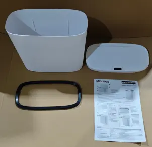 Відро для сміття сенсорне прямокутне Mixxus Wave-TC0414 White 14 л (колір білий) (MI8405) №26