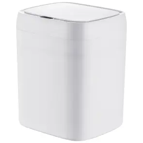 Відро для сміття сенсорне прямокутне Mixxus Wave-TC0212 White 12 л (колір білий) (MI8403) №1