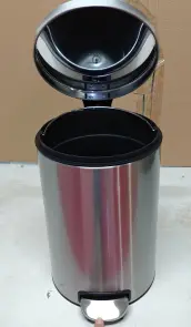 Мусорное ведро с плавным закрытием круглое Mixxus Ellipse-TC0212 SS Color 12л (цвет нержавейка) (MI8399) №3