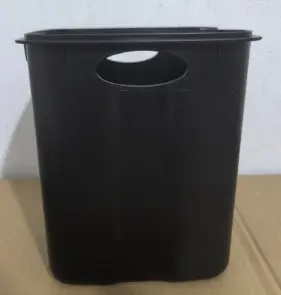 Відро для сміття з плавним закриттям квадратне Zerix Kubix-TC0106 White 6 л (колір білий) (ZX6109) №10