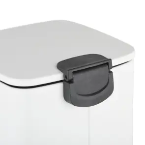 Відро для сміття з плавним закриттям квадратне Zerix Kubix-TC0106 White 6 л (колір білий) (ZX6109) №25