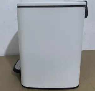 Відро для сміття з плавним закриттям квадратне Zerix Kubix-TC0106 White 6 л (колір білий) (ZX6109) №27