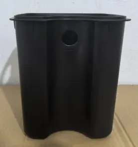 Відро для сміття з плавним закриттям квадратне Zerix Kubix-TC0106 White 6 л (колір білий) (ZX6109) №28