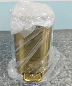 Мусорное ведро с плавным закрытием прямоугольное Mixxus Premium Quadro-TC0105 Brushed Gold 5 л (цвет матовое золото) (MI8394) №3