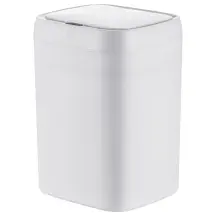 Відро для сміття сенсорне прямокутне Mixxus Wave-TC0314 White 14 л (колір білий) (MI8404)
