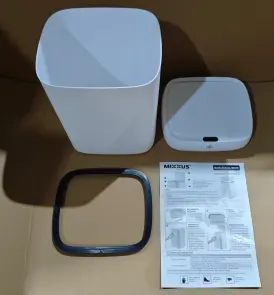 Відро для сміття сенсорне прямокутне Mixxus Wave-TC0314 White 14 л (колір білий) (MI8404) №13