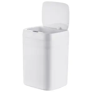 Відро для сміття сенсорне прямокутне Mixxus Wave-TC0314 White 14 л (колір білий) (MI8404) №24