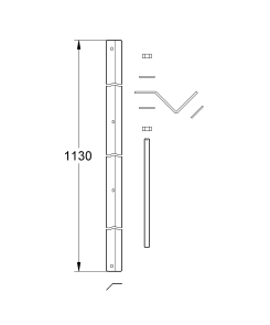 Комплект кріплення для кутового монтажу Grohe Rapid SL (38562001) №2