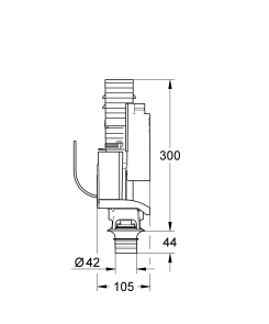 Смывной клапан Grohe (38736000) №2