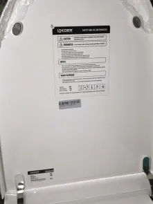 Унітаз-біде підлоговий з електронним управлінням Koer TB-0201 Smart 675x400x450mm із вбудованим бачком (KR6071) №43
