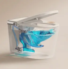 Унітаз-біде підлоговий з електронним управлінням Koer TB-0202 Smart 680x405x455mm із вбудованим бачком (KR6072) №3