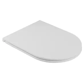 Сидіння-кришка для унітазу Mixxus Premium Seat Cover Bevel-2007 460х360х30mm дюропластове швидкознімне з мікроліфтом (MP6717) №1