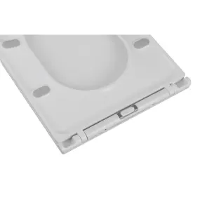 Сидіння-кришка для унітазу Mixxus Premium Seat Cover Bevel-2007 460х360х30mm дюропластове швидкознімне з мікроліфтом (MP6717) №3