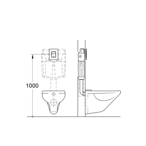 Комплект Grohe Set Унітаз ELLIPSE-0305-T3 + Інсталяція UA388400WG + панель 38732000 (388400WGELLIPS0305T3) №8