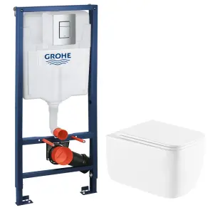 Комплект Grohe Set Унітаз DIVERSE-0301-T1 + Інсталяція Grohe Rapid SL 38772001 (38772001DIVERS0301T1) №1