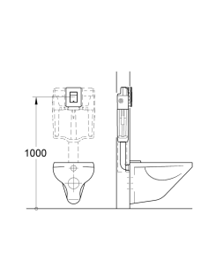 Комплект Grohe Set Унітаз QUADRO-0301-T3 + Інсталяція 38536001 + панель 38732000 (38536001QUADRO0301T3) №19