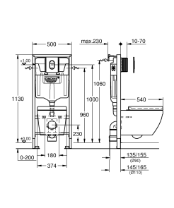 Інсталяційний комплект Grohe Rapid 5 в 1 (36503000) №3