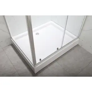 Душова кабіна з низьким піддоном Mixxus HARD SCT01-120x80x198-TR Chrome NEW прозоре скло 5мм (MI8428) №9