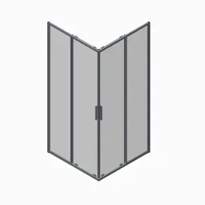 Душова кабіна без піддону Koer SR SC10-90x90x195-TR-01 прозоре скло Easy Clean 6мм, хром (KR5942) №42