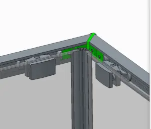 Душова кабіна без піддону Koer SR SC10-90x90x195-TR-12 прозоре скло Easy Clean 6мм, матове золото (KR5943) №29
