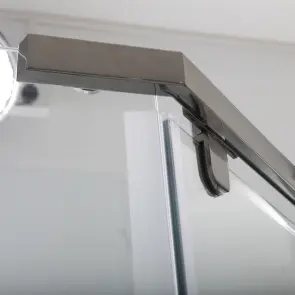 Душова кабіна з низьким піддоном Mixxus LINES SCT01-90x90x198-TR Graphite NEW прозоре скло 6мм (MI8429) №7