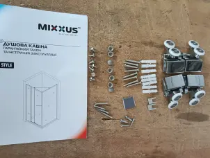 Душевая кабина с низким поддоном Mixxus Style SCT01-90x90x200-TR Chrome прозрачное стекло 6мм (MI8433) №5
