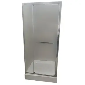Душевая кабина с низким поддоном Mixxus Style SCT01-90x90x200-TR Chrome прозрачное стекло 6мм (MI8433) №8