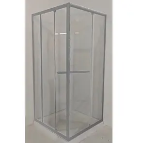 Душевая кабина с низким поддоном Mixxus Style SCT01-90x90x200-TR Chrome прозрачное стекло 6мм (MI8433) №9