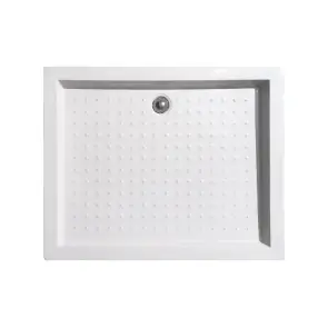 Душевой поддон с прямоугольным сифоном Mixxus HARD ST01-100x80x13 NEW диаметр слива 52 мм (MI8430) №1