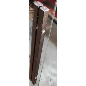 Шторки стеклянные на раздвижные ванны Koer SR BS06-120x150-TR-07 прозрачное стекло Easy Clean 6мм, графит (KR5947) №13