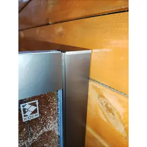 Шторки стеклянные на раздвижные ванны Koer SR BS06-120x150-TR-07 прозрачное стекло Easy Clean 6мм, графит (KR5947) №15