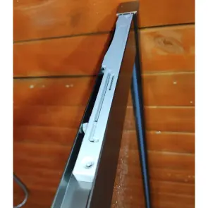 Шторки стеклянные на раздвижные ванны Koer SR BS06-120x150-TR-07 прозрачное стекло Easy Clean 6мм, графит (KR5947) №18