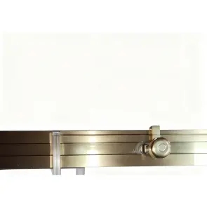 Шторки скляні на ванну розсувні Koer SR BS06-120x150-TR-12 прозоре скло Easy Clean 6мм, матове золото (KR5946) №29