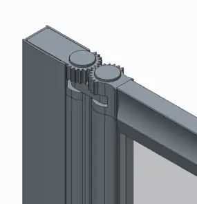 Шторки скляні на ванну складні Koer SR BS07-80x140-TR-01 прозоре скло Easy Clean 4мм, хром (KR5948) №4