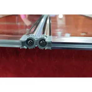 Шторки скляні на ванну складні Koer SR BS07-80x140-TR-01 прозоре скло Easy Clean 4мм, хром (KR5948) №12