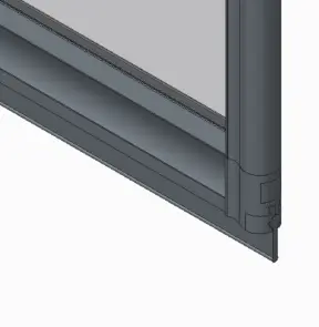 Шторки скляні на ванну складні Koer SR BS07-80x140-TR-01 прозоре скло Easy Clean 4мм, хром (KR5948) №15