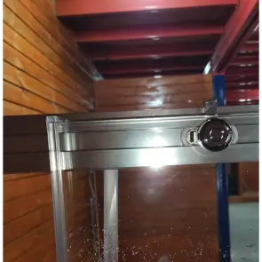 Шторки скляні на ванну розсувні Koer SR BS06-120x150-TR-01 прозоре скло Easy Clean 6мм, хром (KR5945) №15