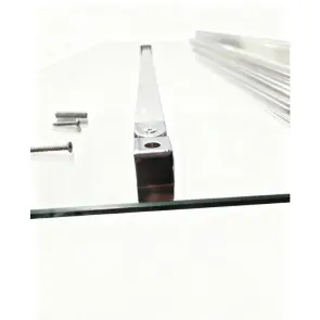 Шторки скляні на ванну розсувні Koer SR BS06-120x150-TR-01 прозоре скло Easy Clean 6мм, хром (KR5945) №17